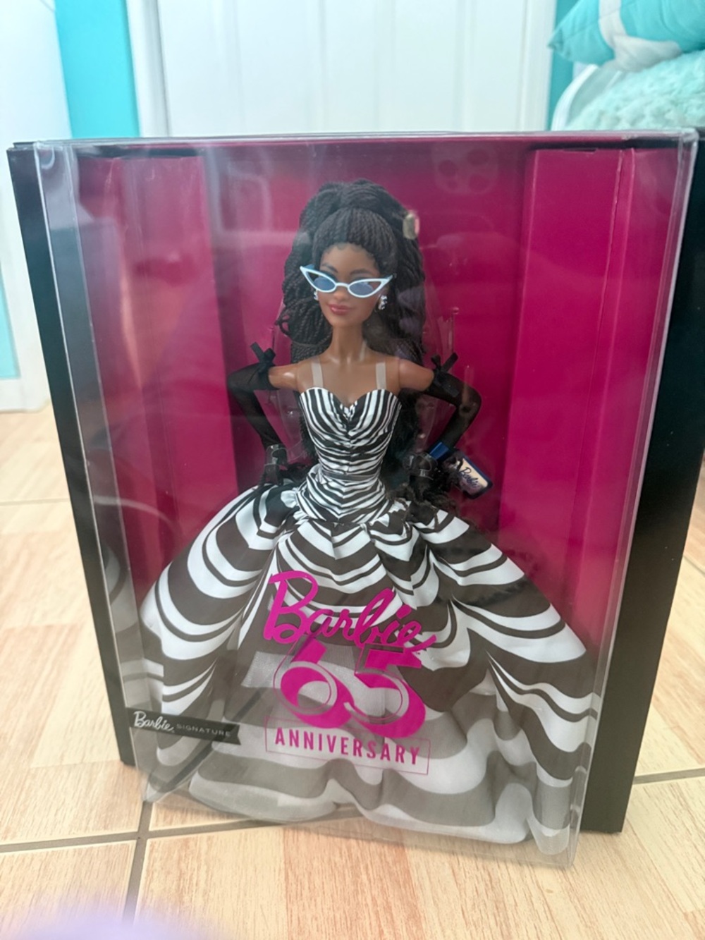 Barbie Black and White Zebra Stripe 65th Anniversary Doll